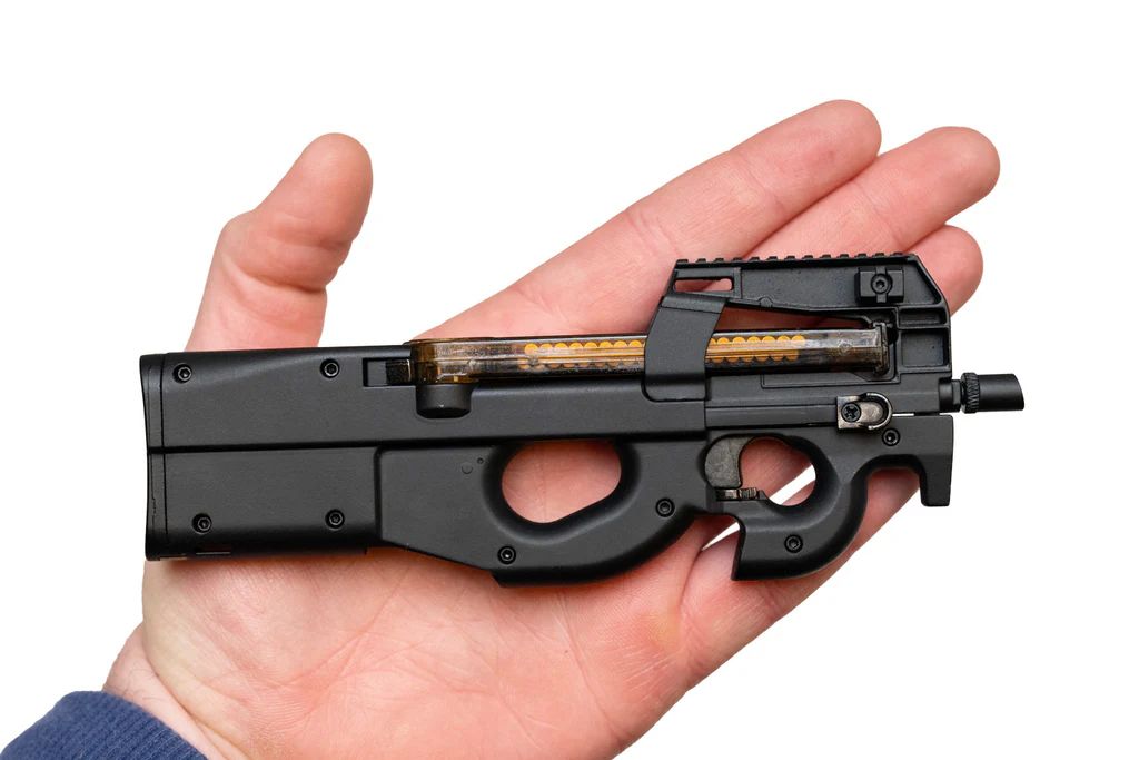 GoatGuns Miniature FN Herstal P90 1:3 Scale Model Black – Licensed Replica