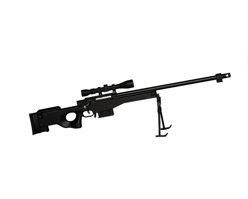 GoatGuns 1/4 Scale Die Cast Sniper Rifle Model Black SR-BLACK