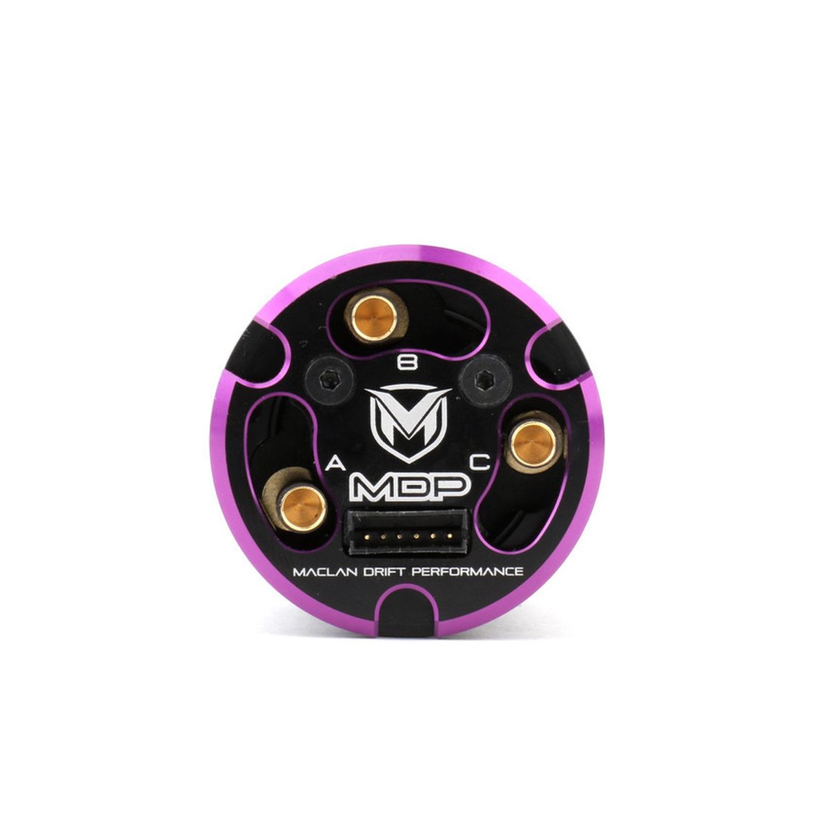 Maclan Racing MDP 13.5T Sensored Drift Motor – Black/Purple (1/10 Scale RC Drift)