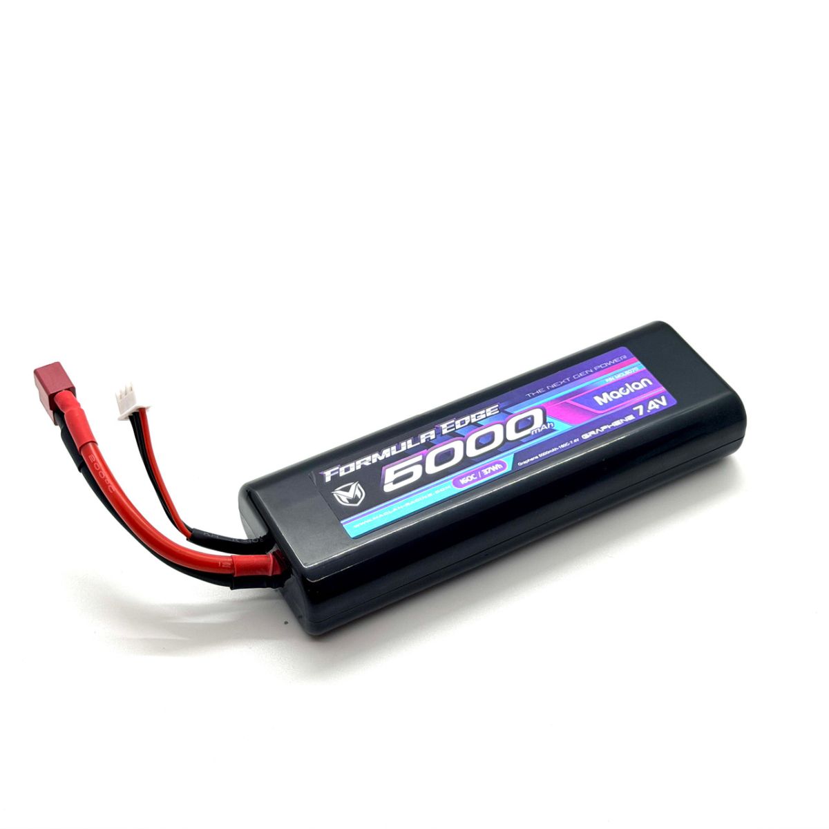 Maclan Racing Formula Edge 7.4V 5000mAh TCS Stick 2S LiPo Battery T-Style