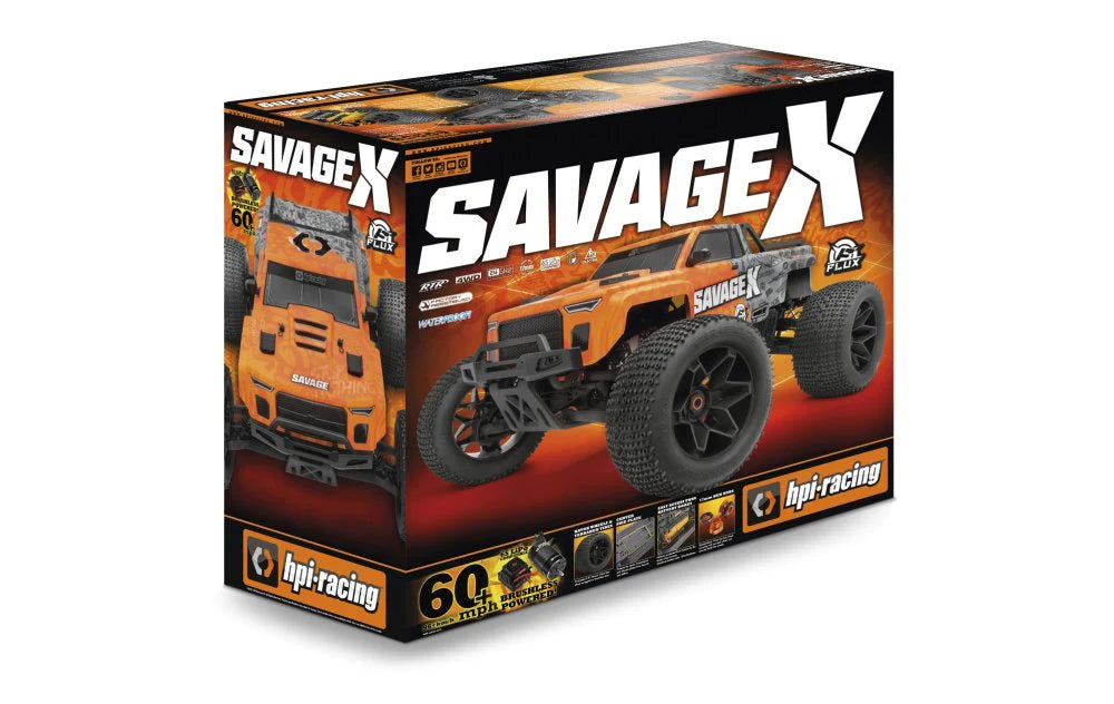 HPI Savage X FLUX V2 GT-6 1/8 4WD RTR Brushless Monster HPI160101