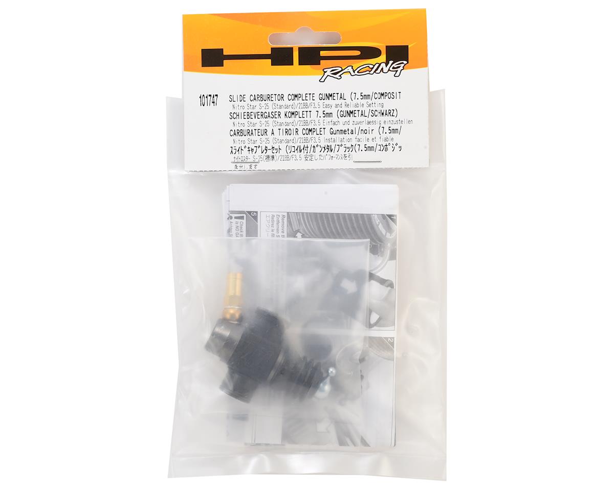 HPI Racing Slide Carburetor Complete Gunmetal (7.5mm/Composite) For