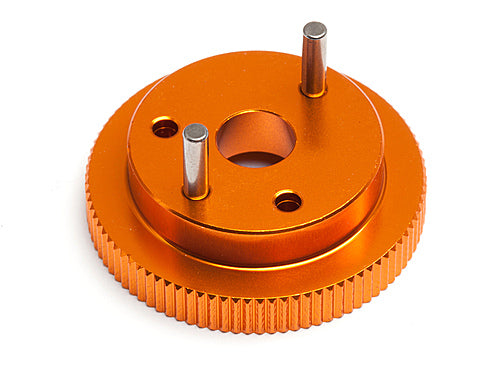 HPI Racing Flywheel (For 2pcs Shoe) Trophy 3.5/4.6 Series (Orange) RC Replacement Part