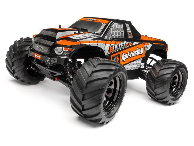 HPI Racing Bullet MT Clear Body W/ Nitro/Flux Decals 115515