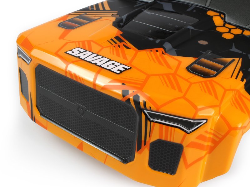 HPI Racing GTXL-6 Kingcab Painted Truck Body (Orange/Black) 160107