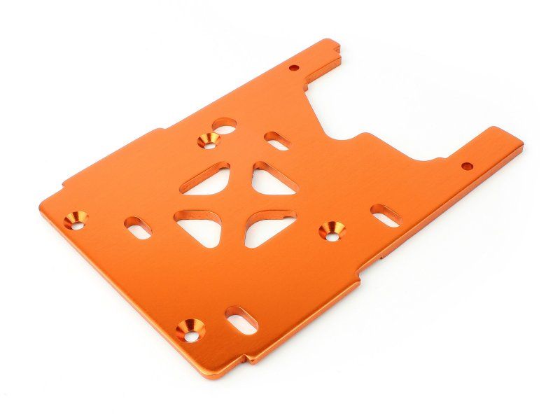 HPI Racing Engine Plate 3.0mm (Orange) – Genuine RC Nitro Mounting Plate