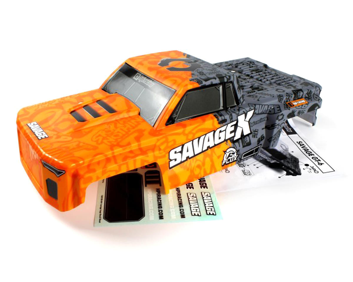 HPI Racing GT-6 Sportcab Clear Truck Body for Savage – RC Monster Truck Shell