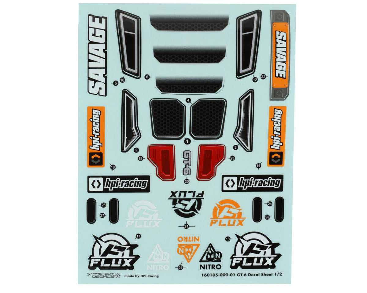 HPI Racing GTXL-6 Kingcab Clear Truck Body (Savage XL)