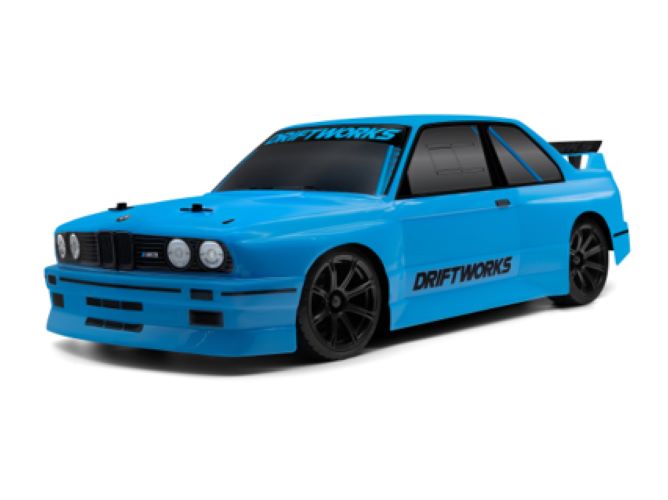 HPI Sport 3 Drift BMW E30 Driftworks 1/10 RTR 4WD Drift Car 2.4GHz Radio 7.2V Battery &