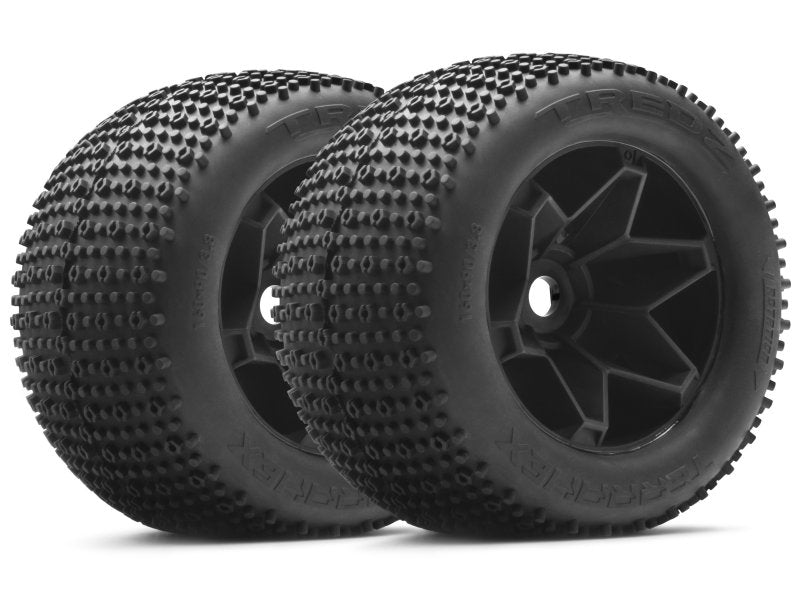 HPI Racing Mounted Terrahex Tire on Havok Wheel (2 pcs) for HPI Savage 160513