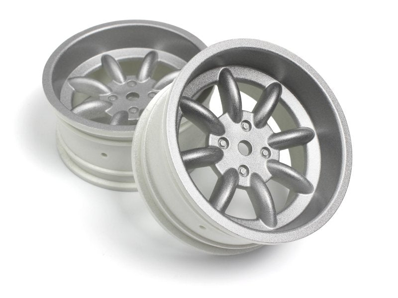 HPI Racing FS-15 Sport 8 Spoke Wheel Silver 26mm (OS 6mm/Pr) 160541