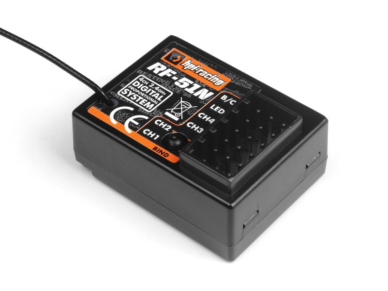 HPI Racing Waterproof RF-51N 2.4GHz 4 Channel Receiver 160556