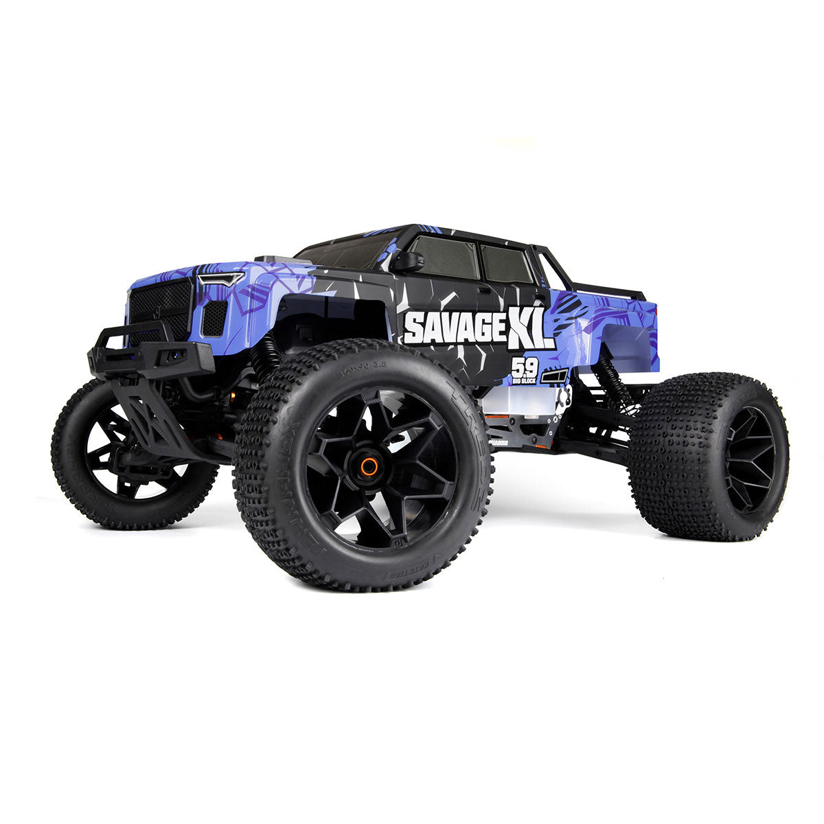 HPI Savage XL 5.9 GTXL-6 Blue – 1/8 Nitro Monster Truck RTR (Extended Chassis)