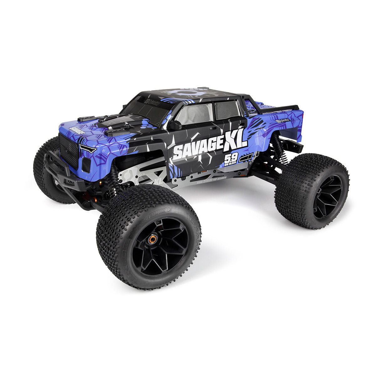 HPI Savage XL 5.9 GTXL-6 Blue – 1/8 Nitro Monster Truck RTR (Extended Chassis)