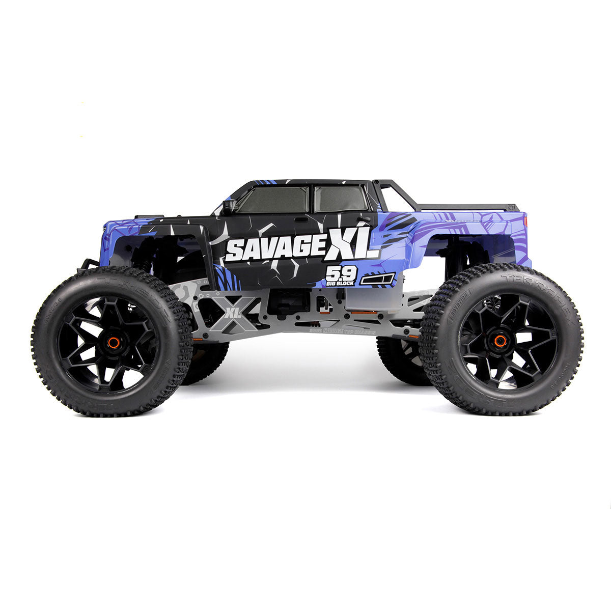 HPI Savage XL 5.9 GTXL-6 Blue – 1/8 Nitro Monster Truck RTR (Extended Chassis)