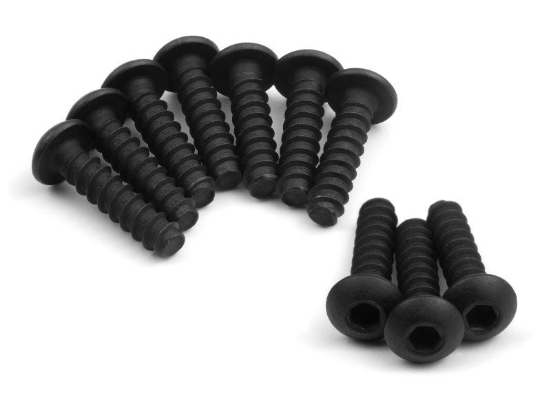 HPI Racing TP Button Head Tapping Screw M4 x 16mm Hex Socket (10 Pcs) – Genuine RC Hardware