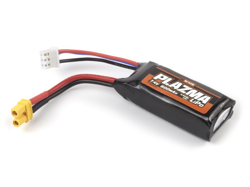 HPI Racing Plazma 7.4V 600mAh 10C LiPo Battery Pack for Venture18 160838