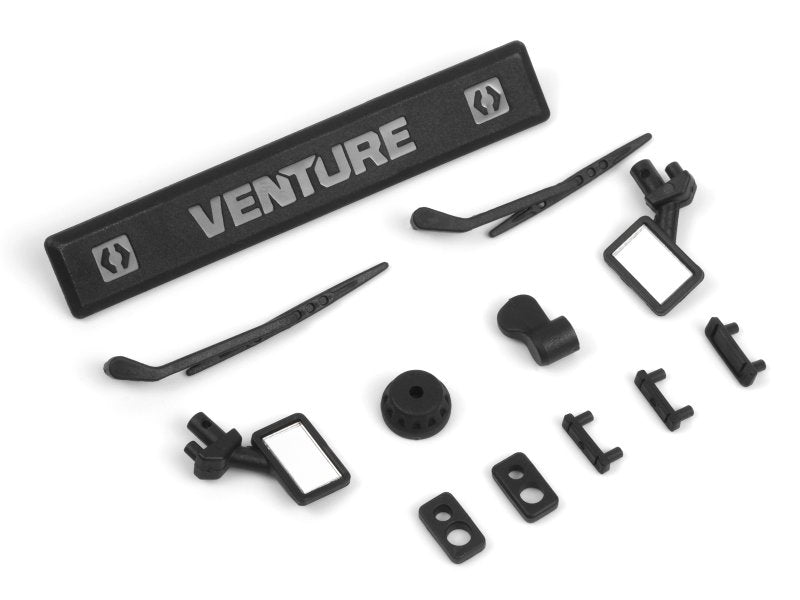 HPI Racing Body Accessory Set Type 1 (Black) for Venture18 160847