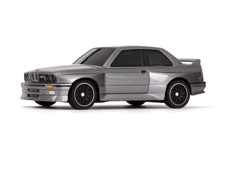 HPI Racing nano‑TTR 1989 BMW M3 E30 Ravaglia – Dark Silver (Car Only) 160991