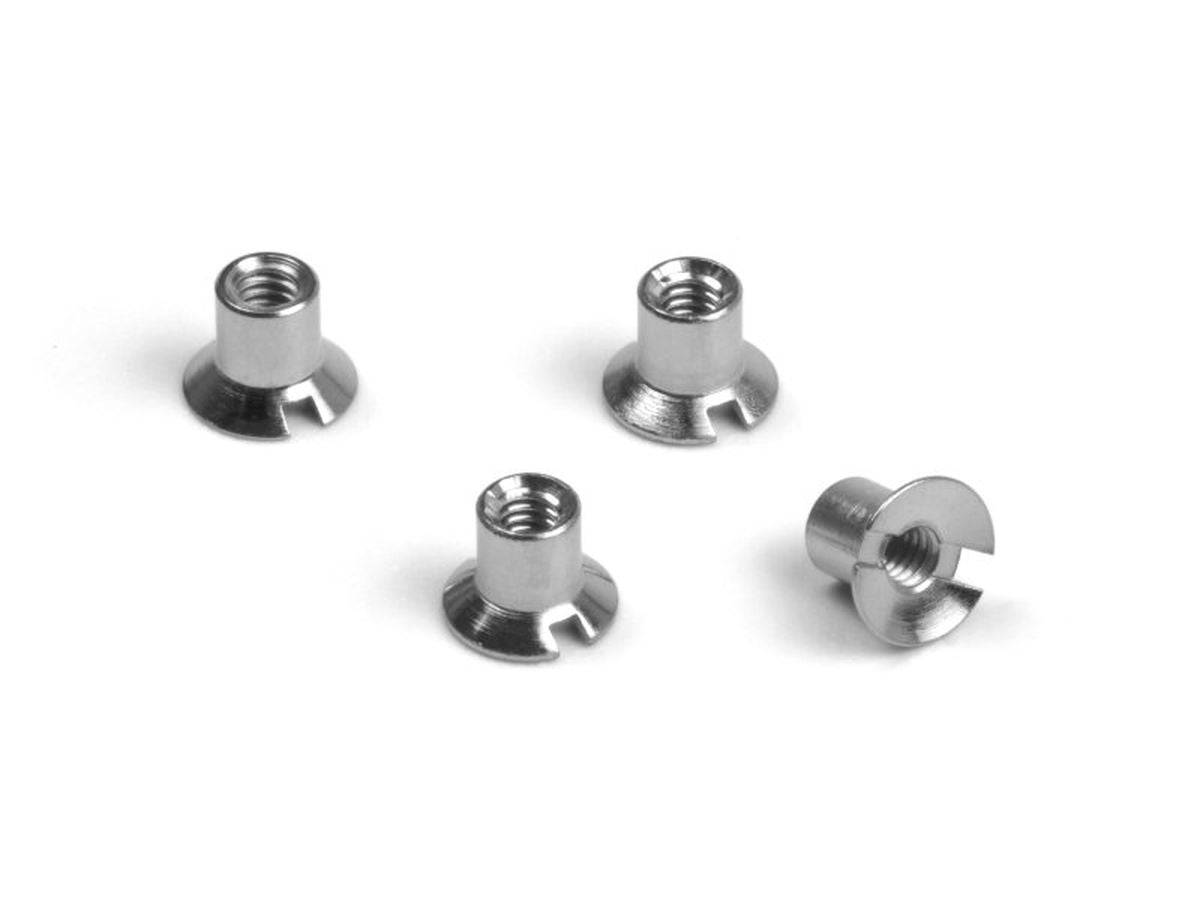 HPI Racing Cone Magnet Nut (4pcs) HPI161037 – Stage-D10 1/10 RWD Drift Car Spare Part, Genuine HPI Replacement