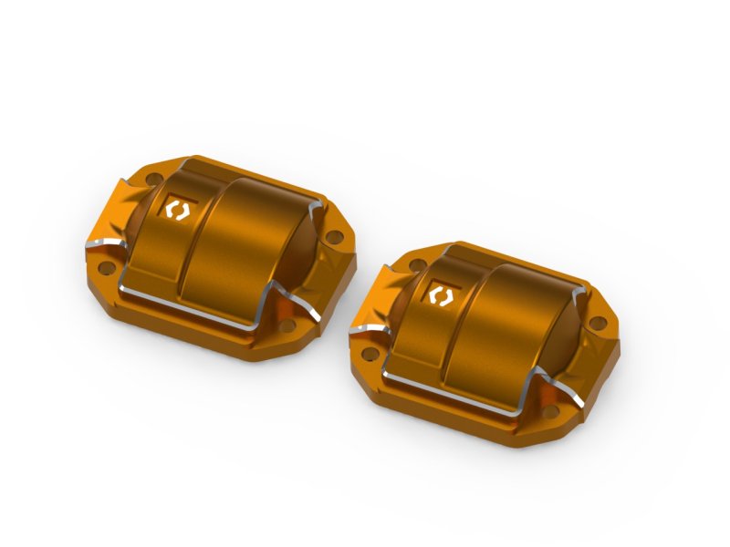 HPI Racing Aluminum Diff Cover (Orange / 2pcs), for Venture18 161143