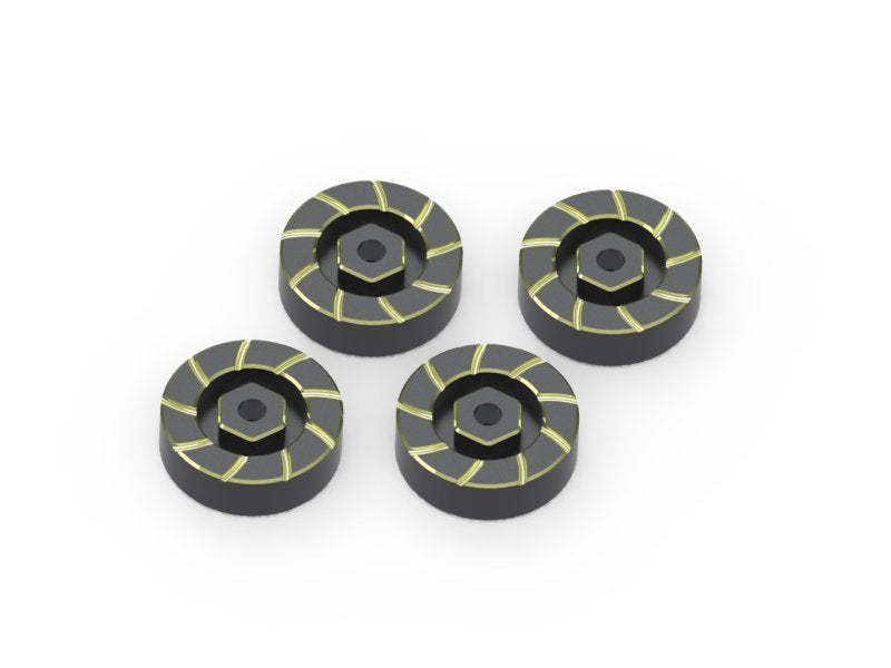 HPI Racing 7mm Hex Hub Weight Set (Brass / 4pcs), for Venture18 161151