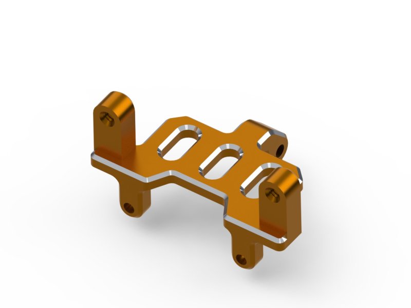 HPI Racing Aluminum Steering Servo Mount (Orange), for Venture18 161156