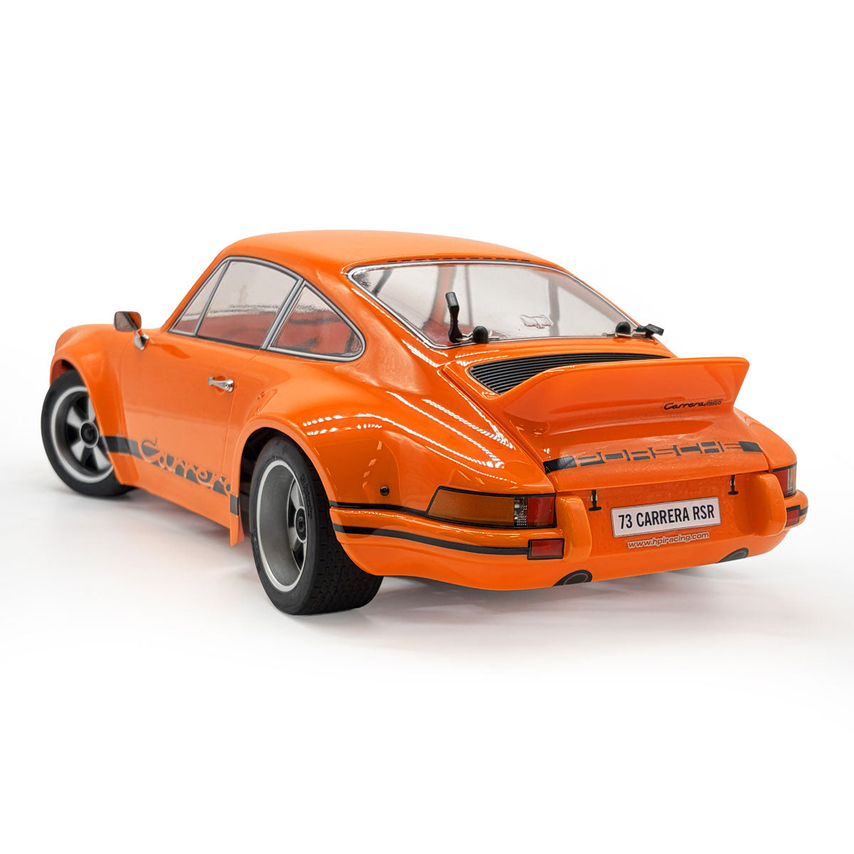 HPI Racing Sport 3 Flux 1973 Porsche Carrera RSR RTR (Orange) – 1/10 Brushless On-Road Scale RC Car