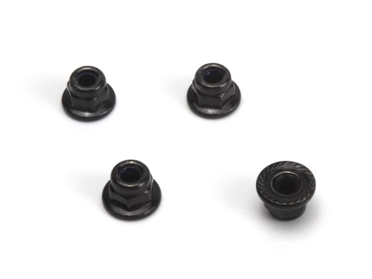 HPI Racing Flange Lock Nut M2.5 (Silver / 4 Pcs) – Genuine RC Hardware