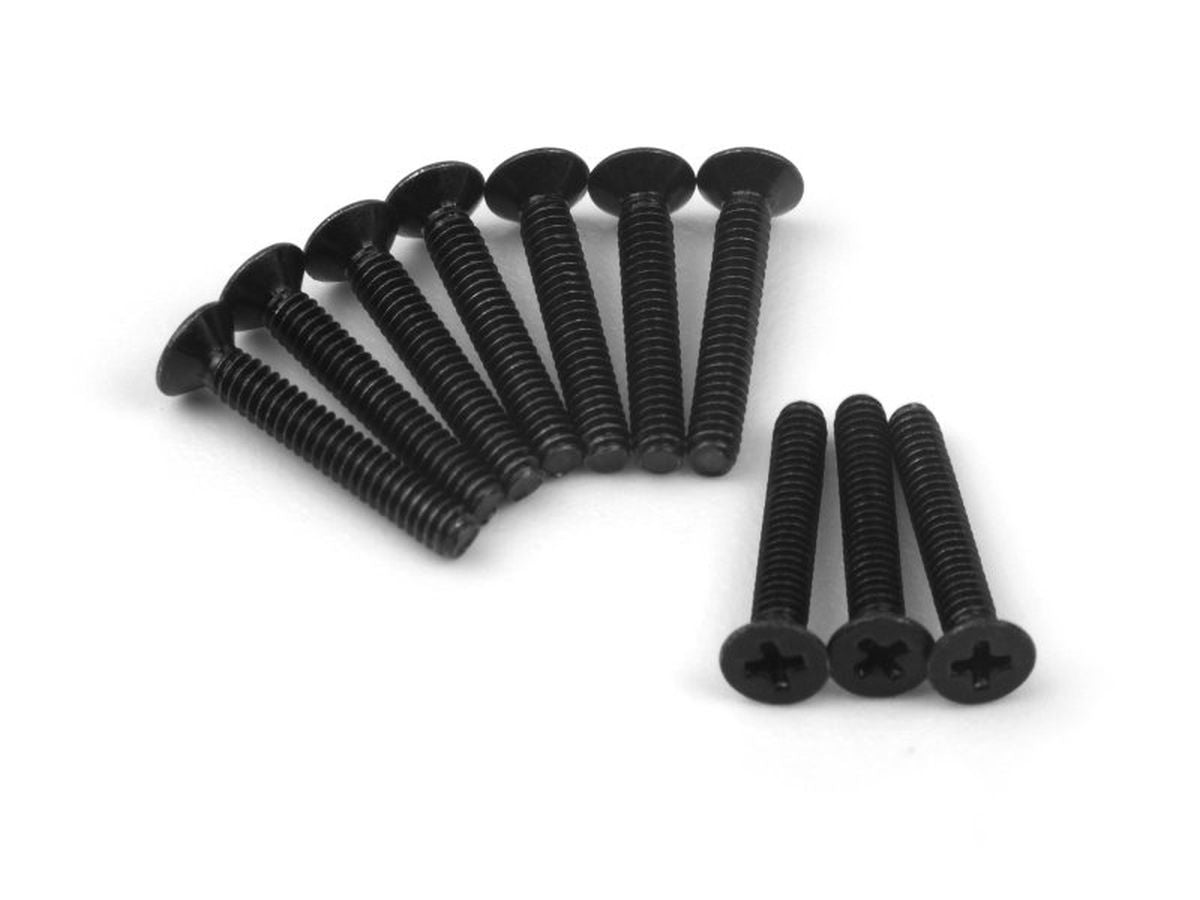 HPI Racing Flat Head Screw M1.4 x 9mm (10 Pcs) – Genuine RC Hardware