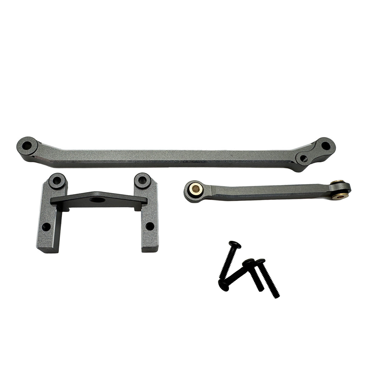HPI Racing Aluminum Servo Mount & Steering Link Set (Gunmetal) – RC Upgrade