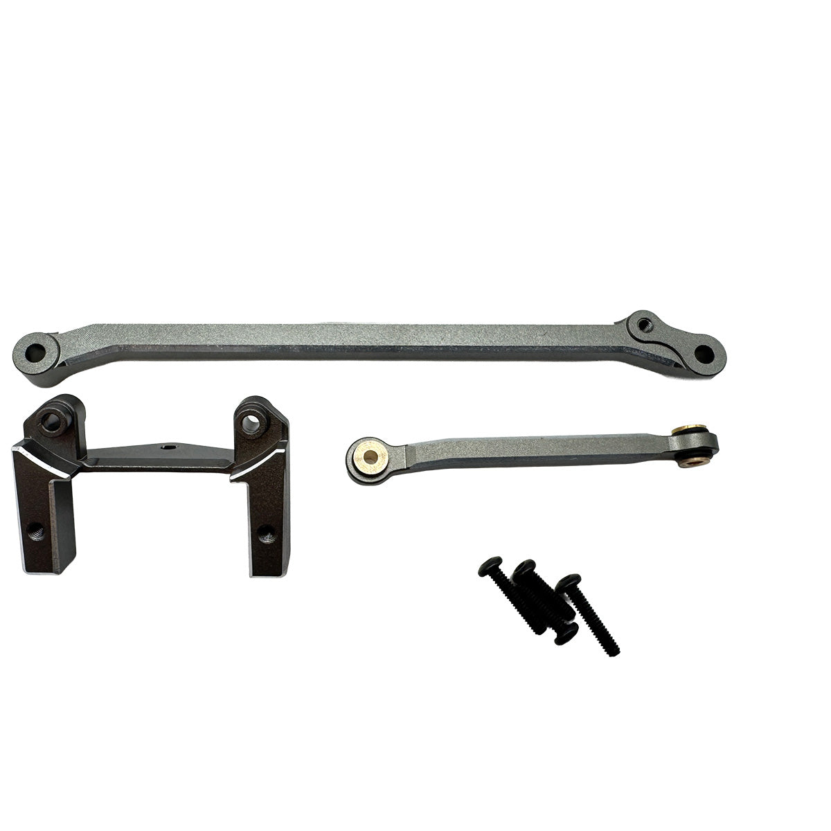 HPI Racing Aluminum Servo Mount & Steering Link Set (Gunmetal) – RC Upgrade