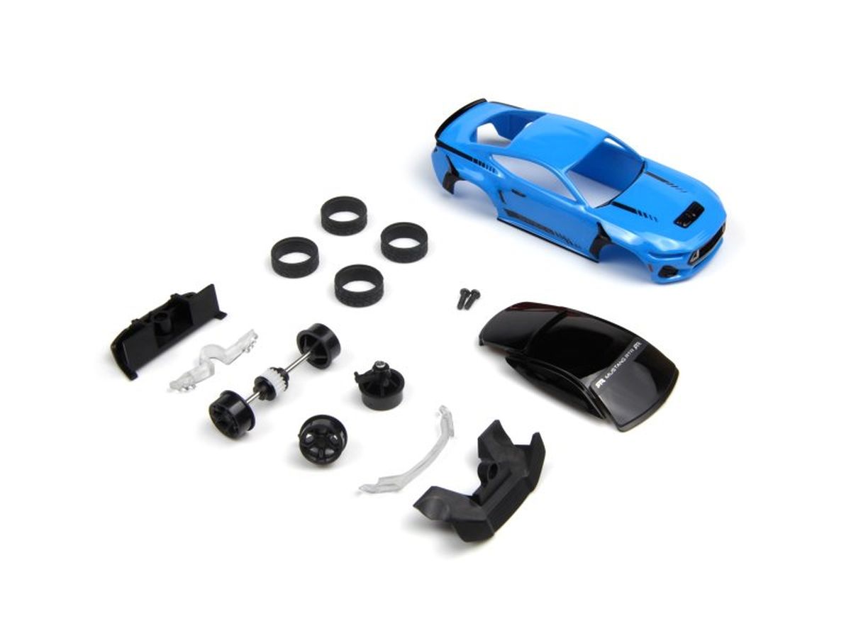 HPI Racing nano-TTR 1/64 Ford Mustang RTR Spec 5 Body – Pre-Painted Grabber Blue Replacement Body for nano-TTR