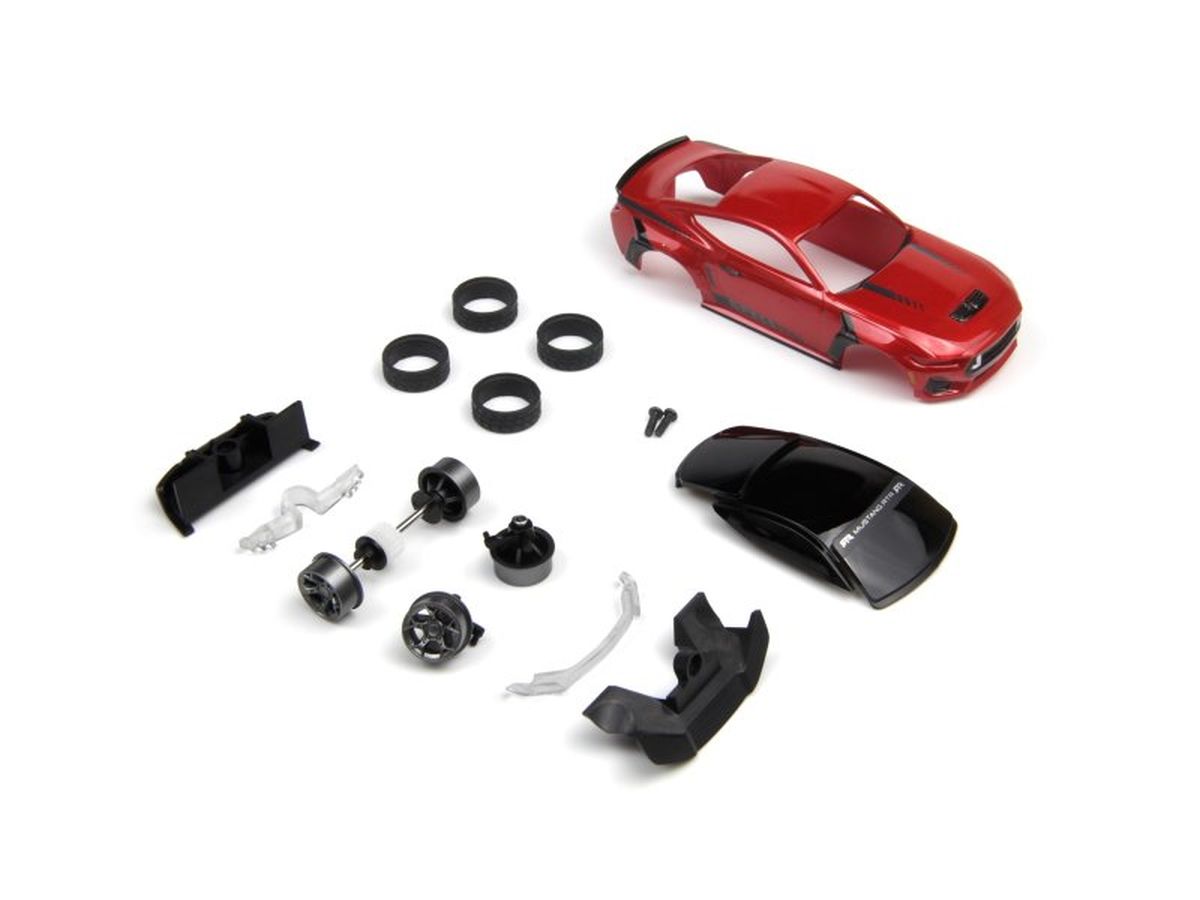 HPI Racing nano-TTR 1/64 Ford Mustang RTR Spec 5 Body – Pre-Painted Soul Red Replacement Body for nano-TTR