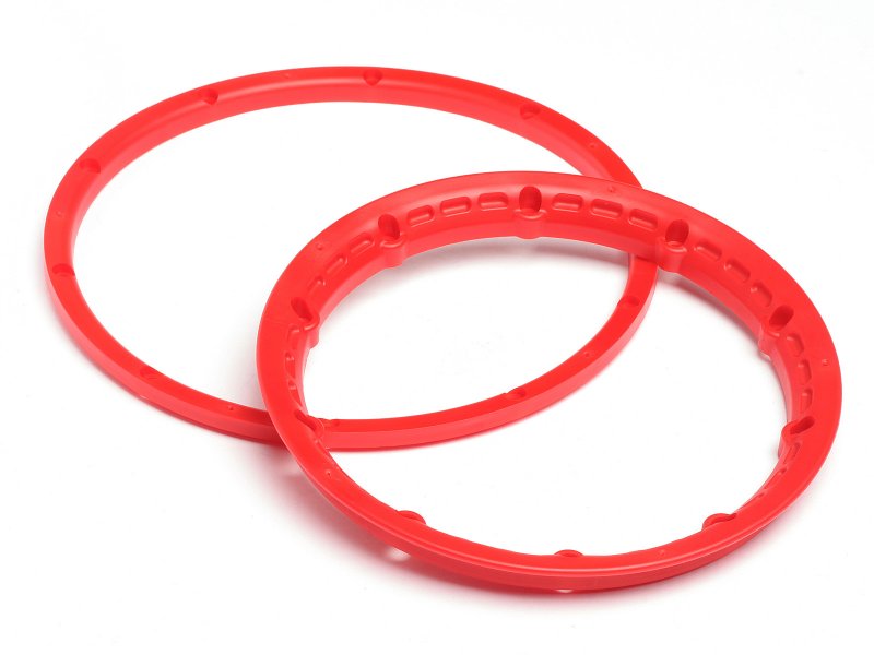 HPI Racing Heavy Duty Wheel Bead Lock Rings (Red/For 2 Wheels 3275