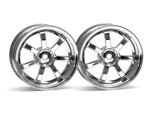 HPI Racing Rays Gram Lights 57S-Pro Wheel Chrome (6mm Offset) 3317