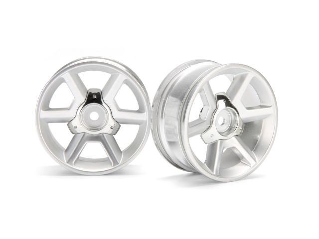 HPI Racing GT Wheel Silver 6mm Offset (2pcs)