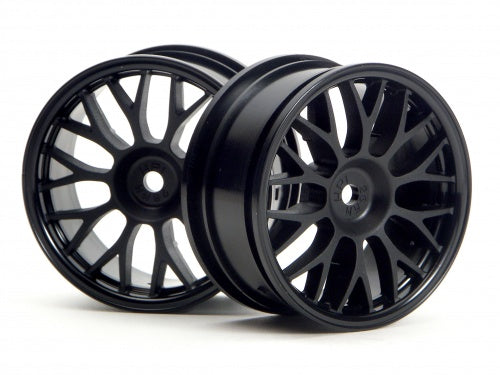 HPI Racing Mesh Wheel 26mm Black 1mm Offset