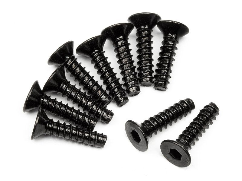 HPI Racing Tp. Flat Head Screw M3X12mm (Hex Socket/10pcs) 94305