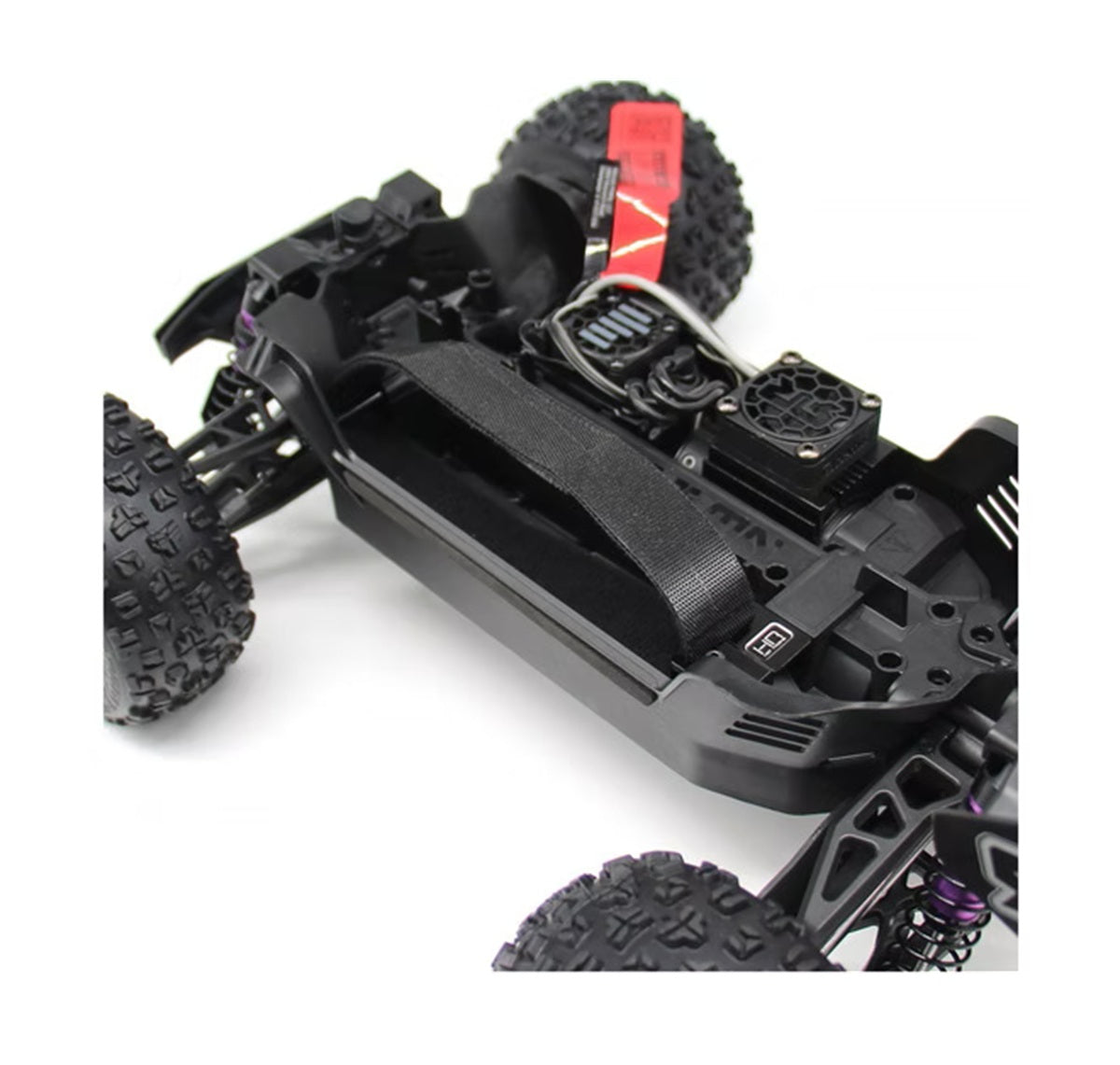 Hot Racing Flex Straps Tall Battery Hold-Downs Arrma Mini 1/16 Aluminum Mount