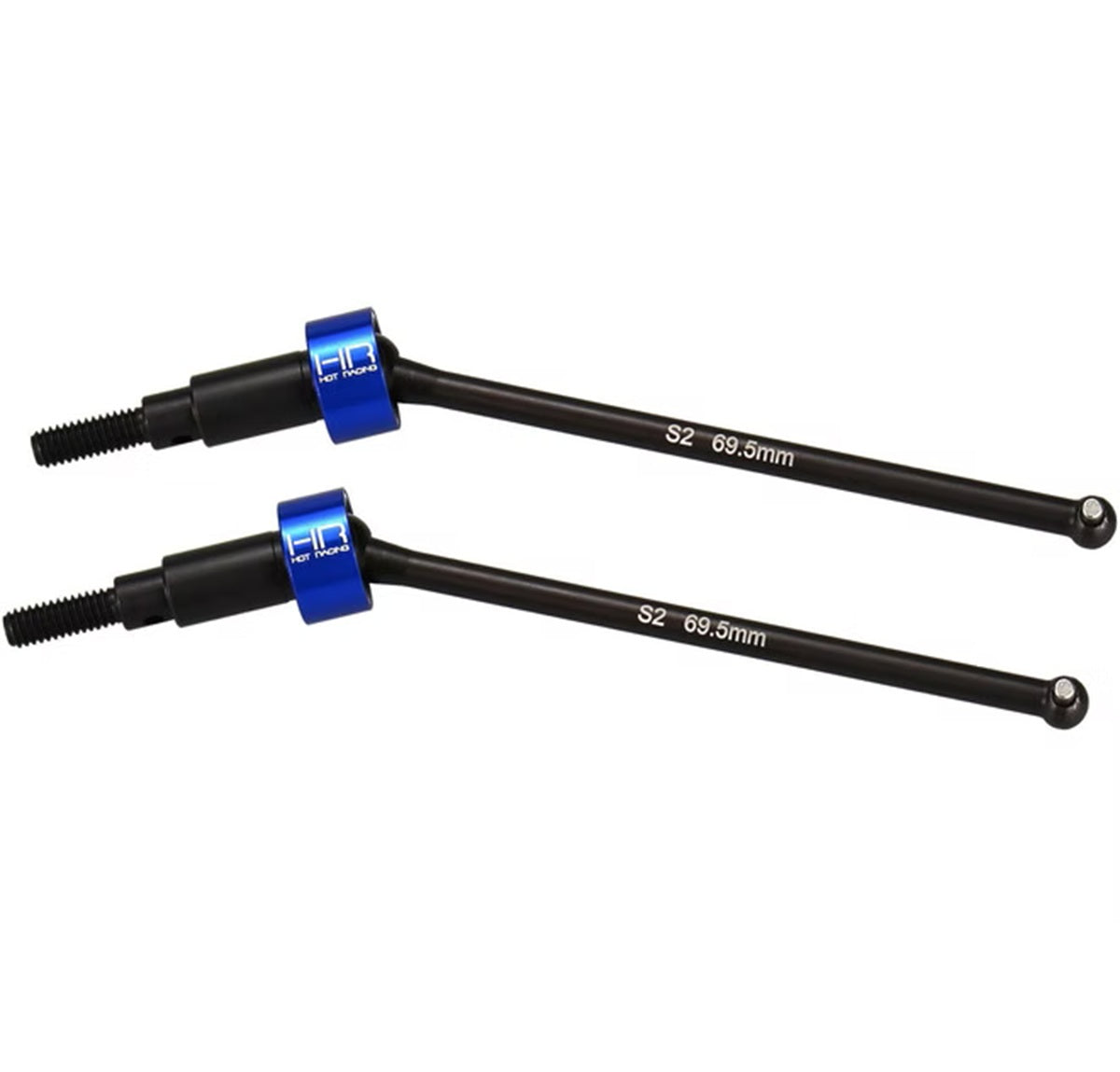 Hot Racing S2 Steel Heavy Duty CVD Axles Drive Shafts Arrma Mini 1/16 2-Pack