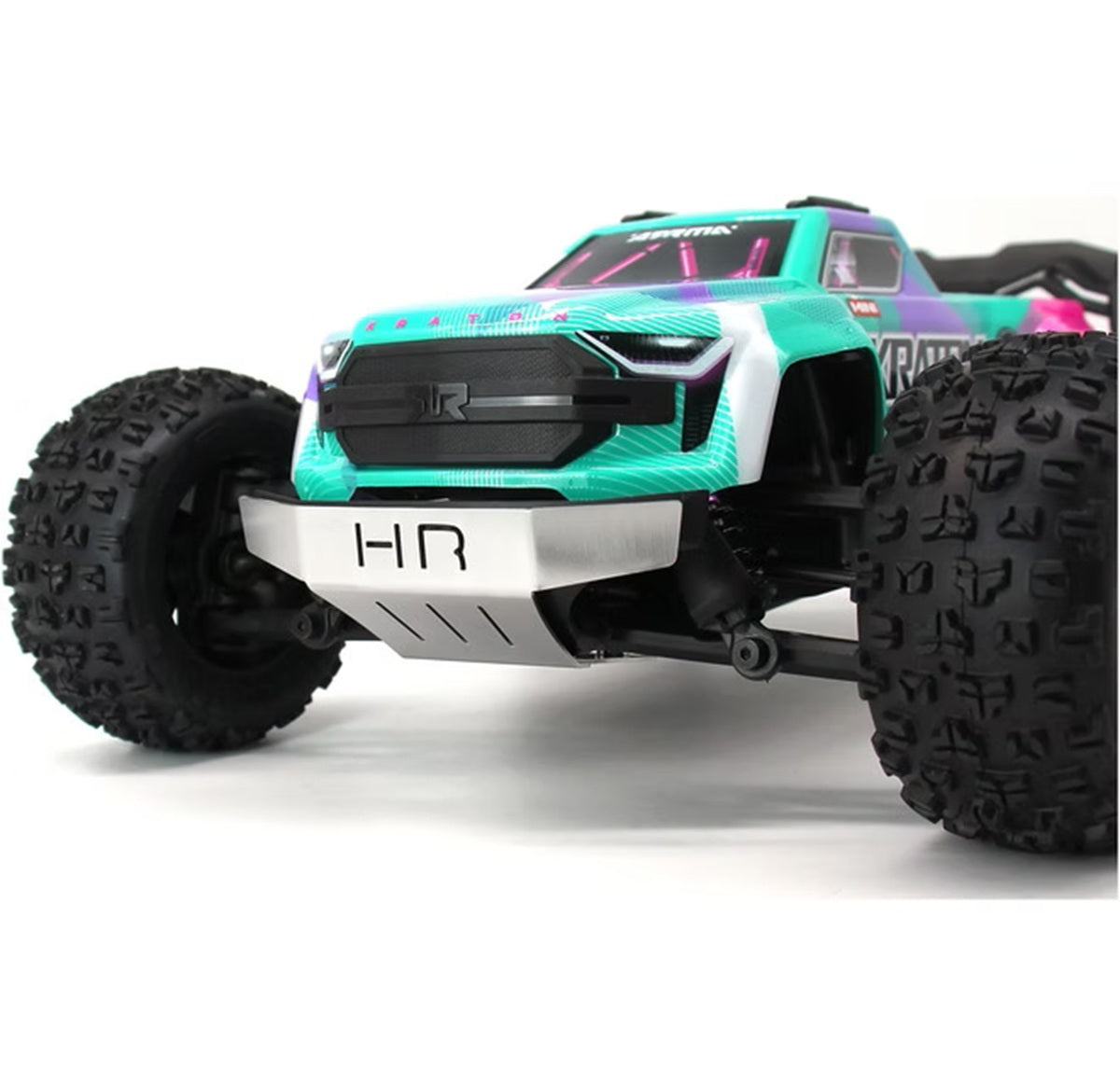 Hot Racing Front Stainless Steel Skid Plate Bumper Arrma Mini Kraton