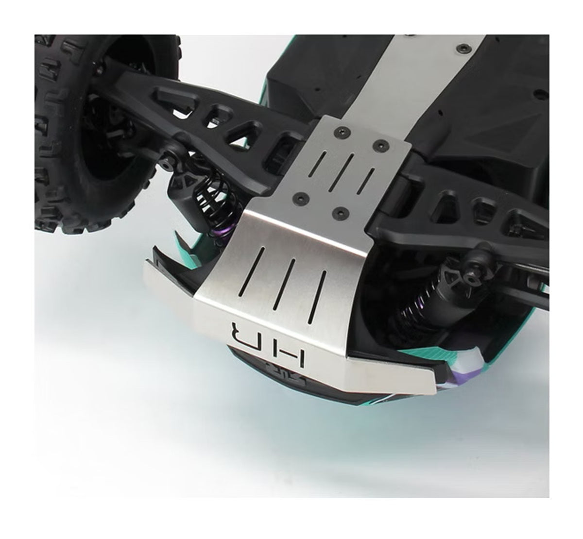 Hot Racing Front Stainless Steel Skid Plate Bumper Arrma Mini Kraton