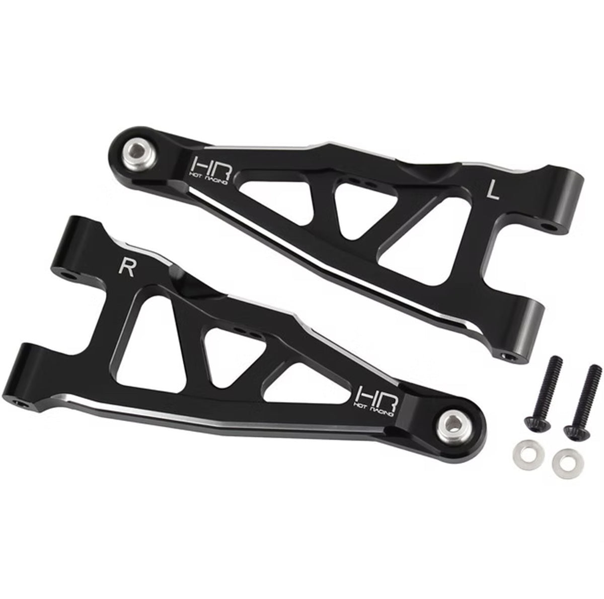 Hot Racing Aluminum Front Lower Suspension Arm Set D Mini Kraton 1/16