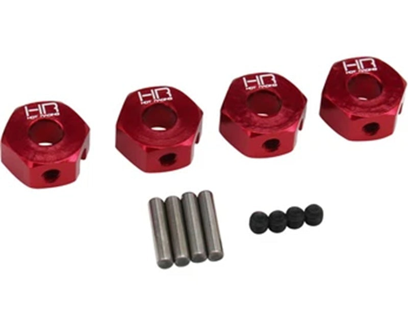 Hot Racing 6061 Aluminum 12mm Wheel Hex Hub Adapter Set for Arrma 1/10 Granite, Senton, Big Rock, Gorgon