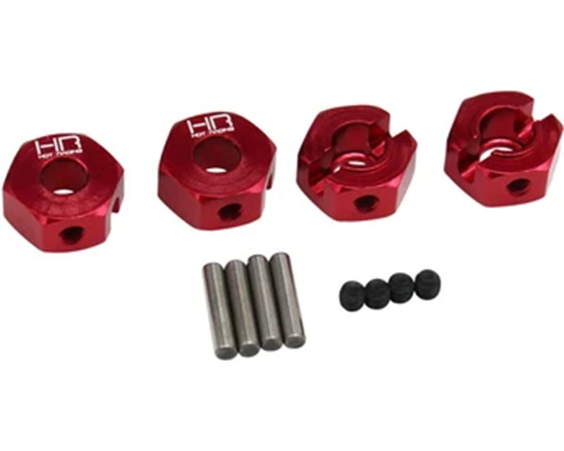 Hot Racing 6061 Aluminum 12mm Wheel Hex Hub Adapter Set for Arrma 1/10 Granite, Senton, Big Rock, Gorgon