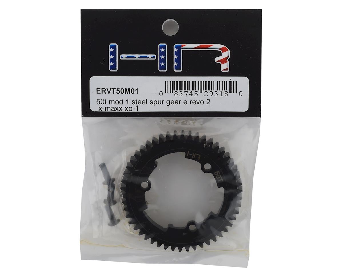 Hot Racing 50 Tooth 1 Steel Spur Gear for E Revo 2 X-Maxx & XO-1