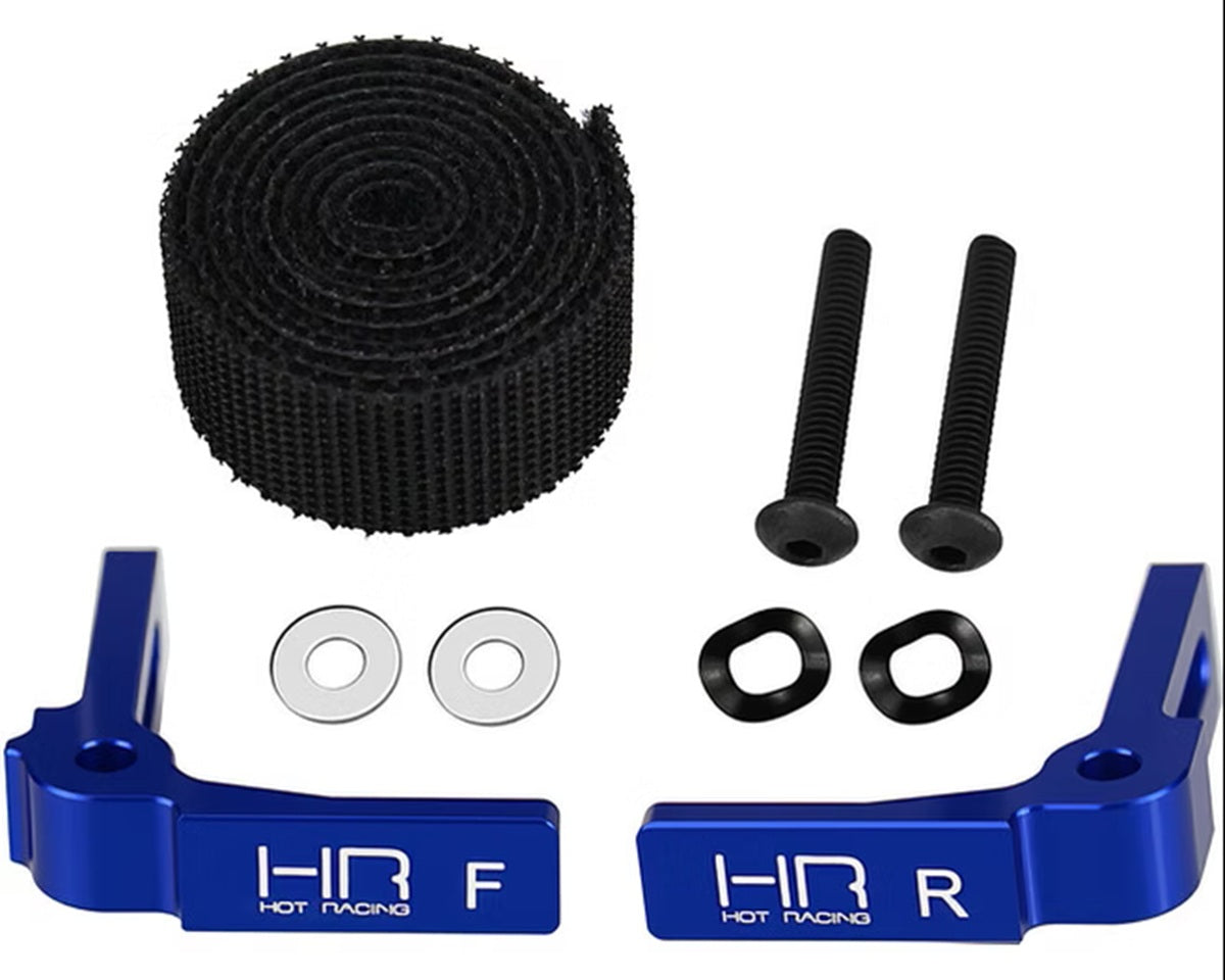 Hot Racing T6 Aluminum Two-Way Battery Hold-Downs for Arrma Grom Monster Truck