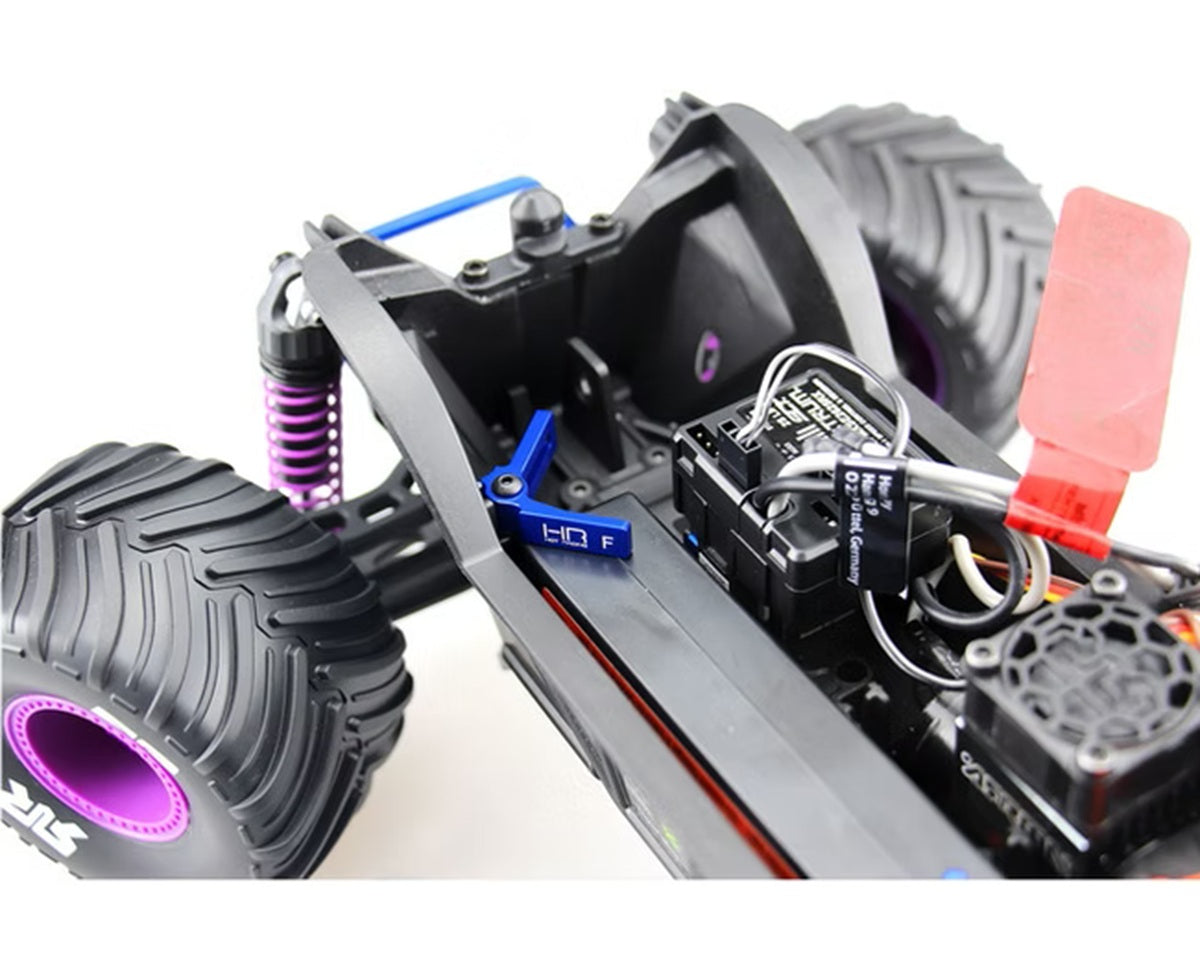 Hot Racing T6 Aluminum Two-Way Battery Hold-Downs for Arrma Grom Monster Truck
