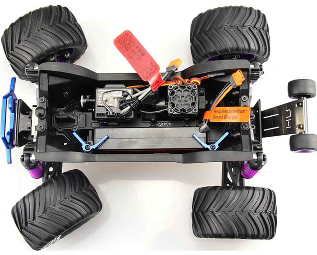 Hot Racing T6 Aluminum Two-Way Battery Hold-Downs for Arrma Grom Monster Truck